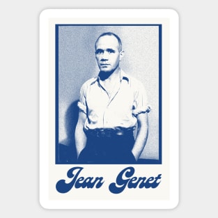 Jean Genet / Retro Fan Artwork Magnet